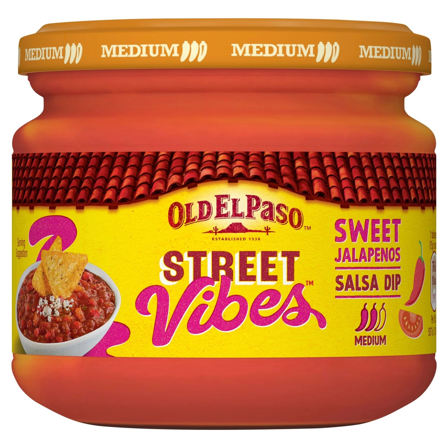 Street Vibes Salsa Dip - Sweet Jalapenos 335g by OLD EL Paso