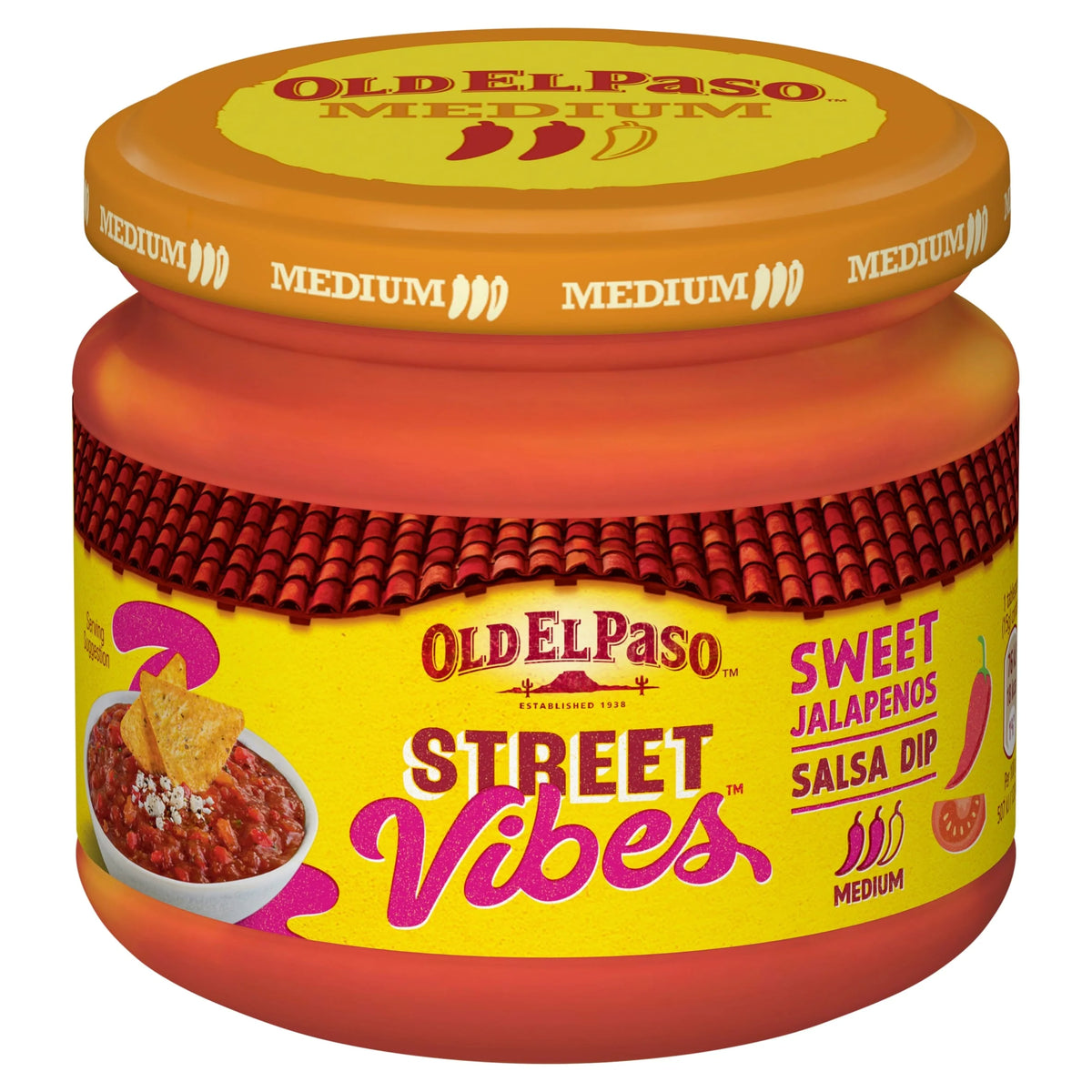 Street Vibes Salsa Dip - Sweet Jalapenos 335g by OLD EL Paso