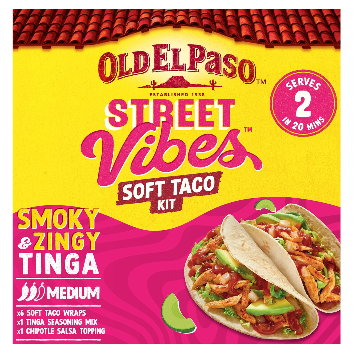 Street Vibes Soft Taco Kit Tinga by OLD EL Paso