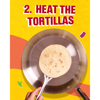 Street Vibes Soft Taco Wraps 8 Pack 220g by OLD EL Paso