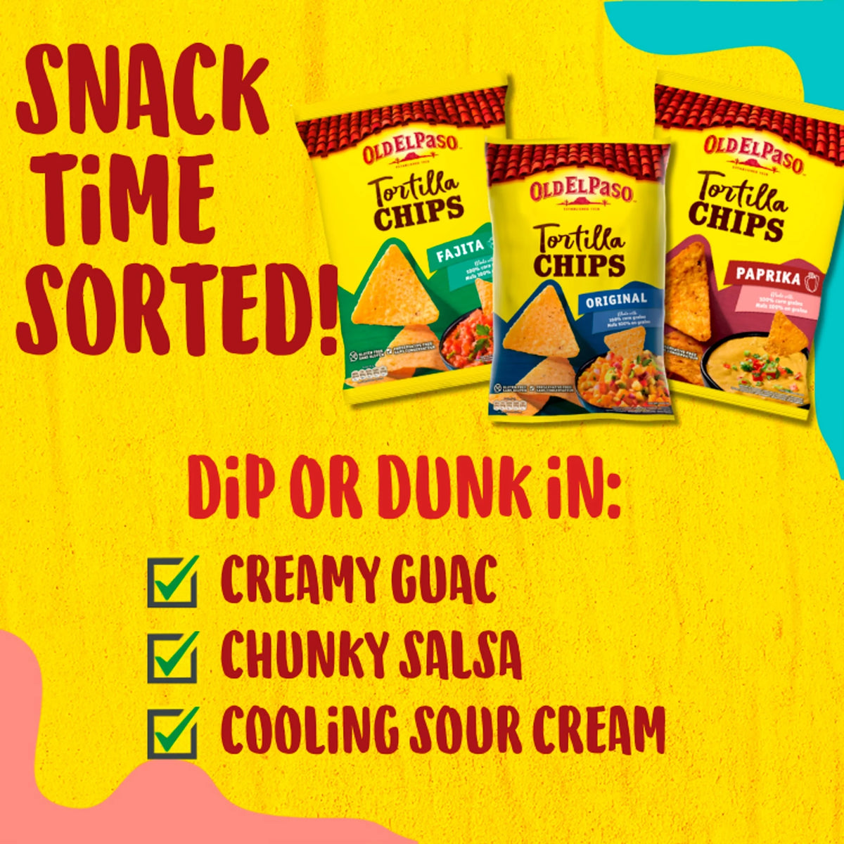 Tortilla Chips - Paprika 185g by OLD EL Paso