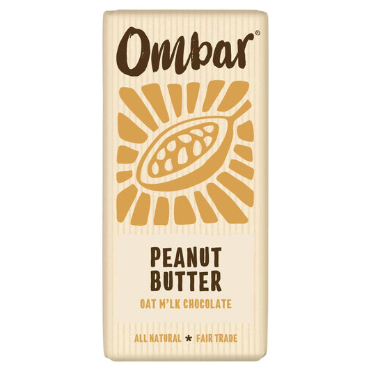 Oat M'lk Peanut Butter Chocolate Bar 70g by Ombar