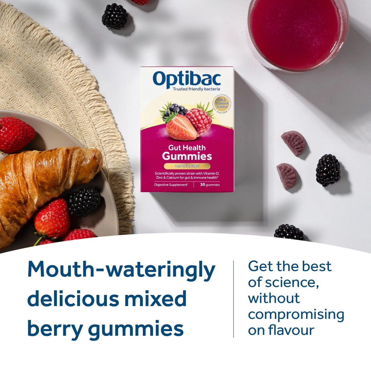 Probiotics Gut Health Gummies 30s by OPTIBAC