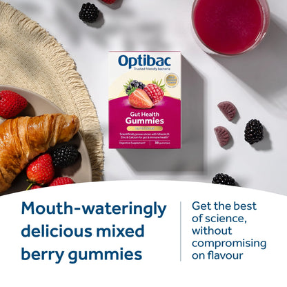 Probiotics Gut Health Gummies 30s by OPTIBAC