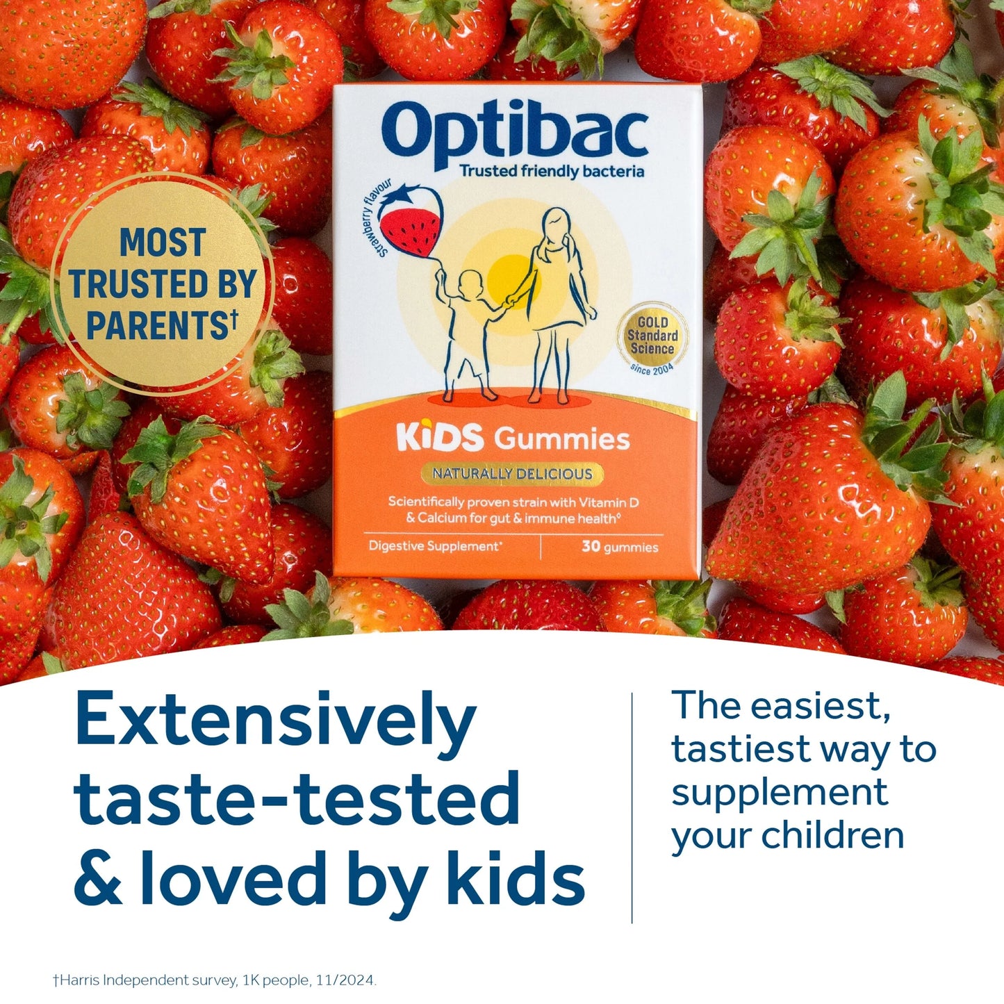 Probiotics Kids Gummies - 30 Gummies by OPTIBAC
