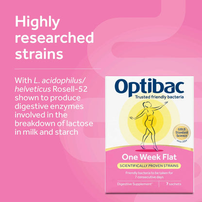 One Week Flat - 7 Sachets by OPTIBAC PROBIOTICS