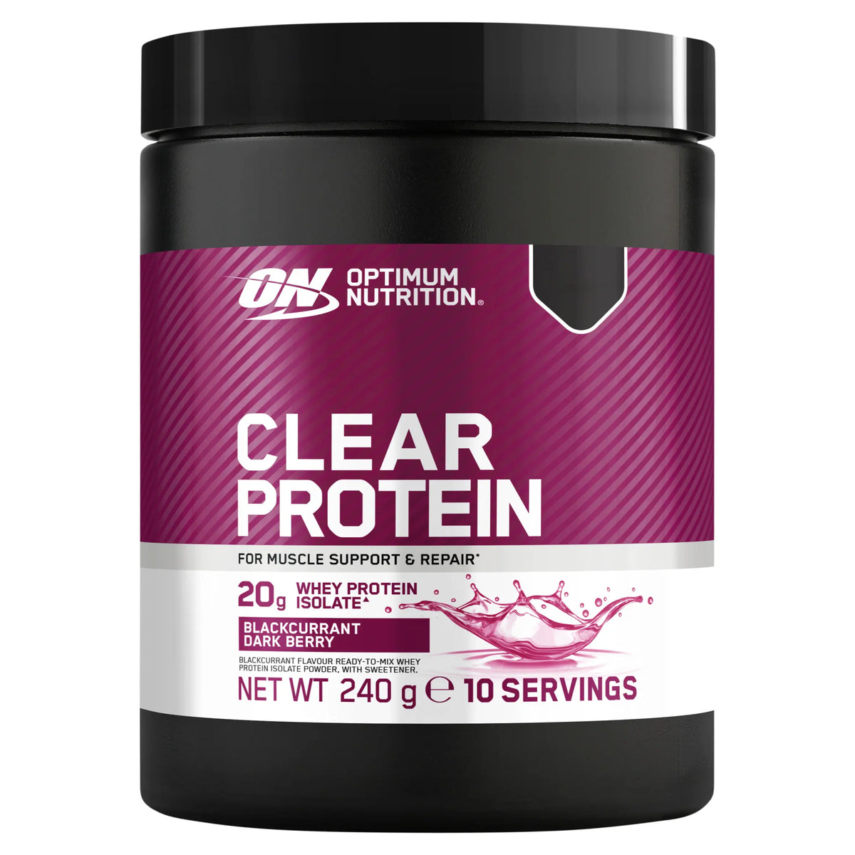 Clear Protein Blackcurrant by OPTIMUM NUTRITION at The British Vault