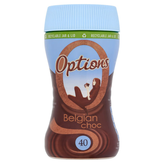 Belgian Choc Jar 220g by Options