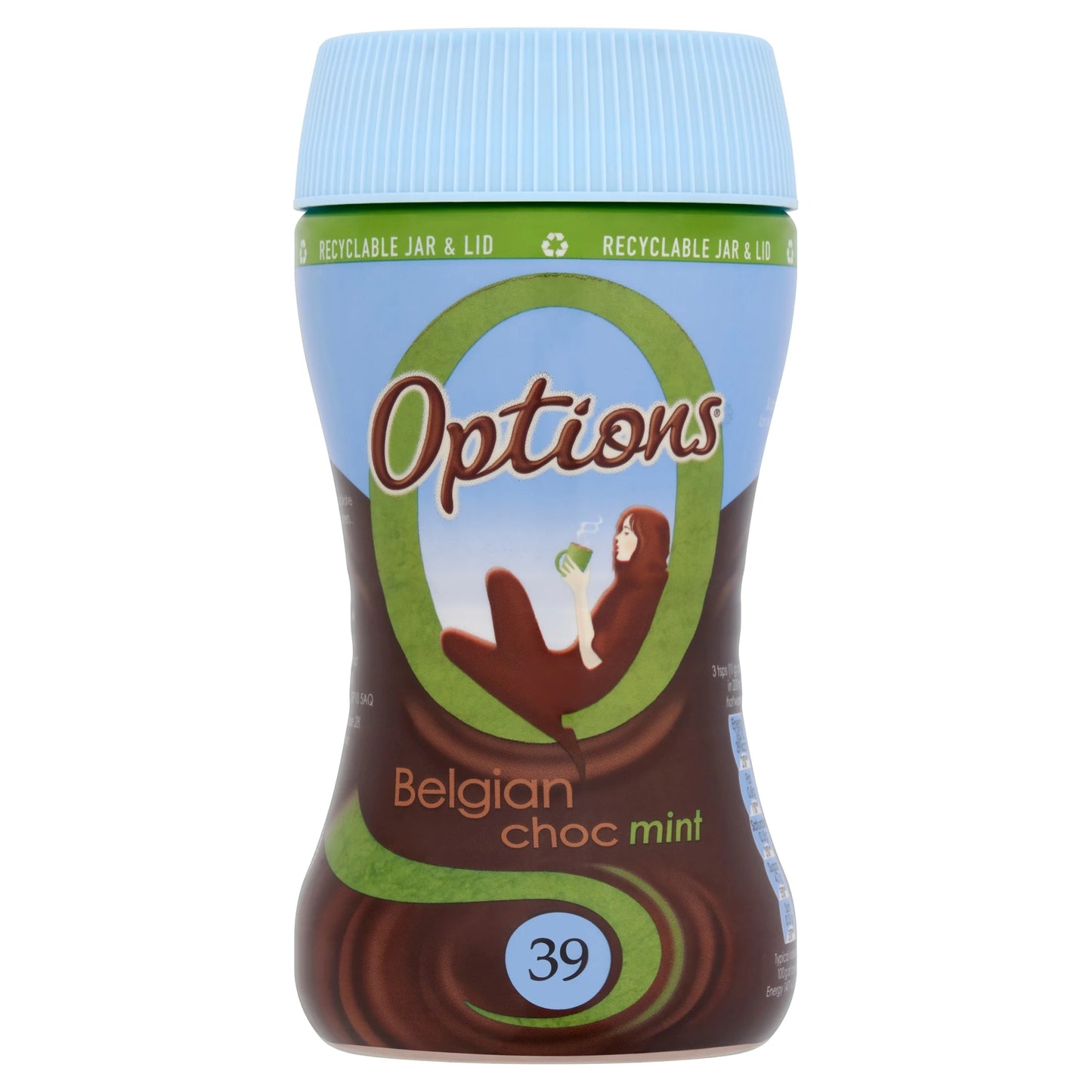 Belgian Mint Choc Jar 220g by Options