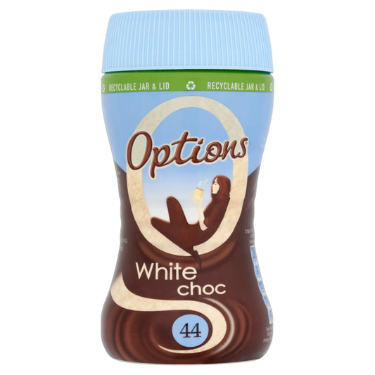 White Choc Jar 220g by Options