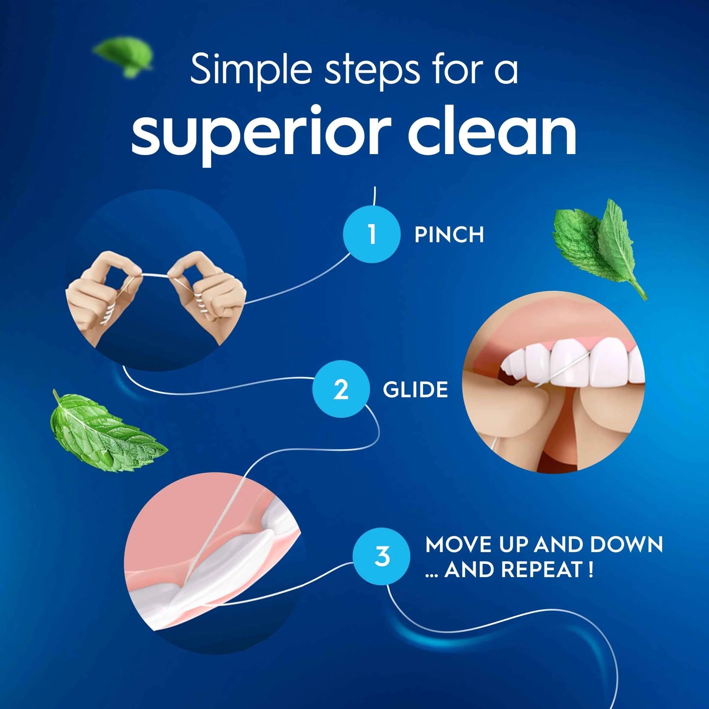 Essential Dental Floss - Mint 50m by Oral-B