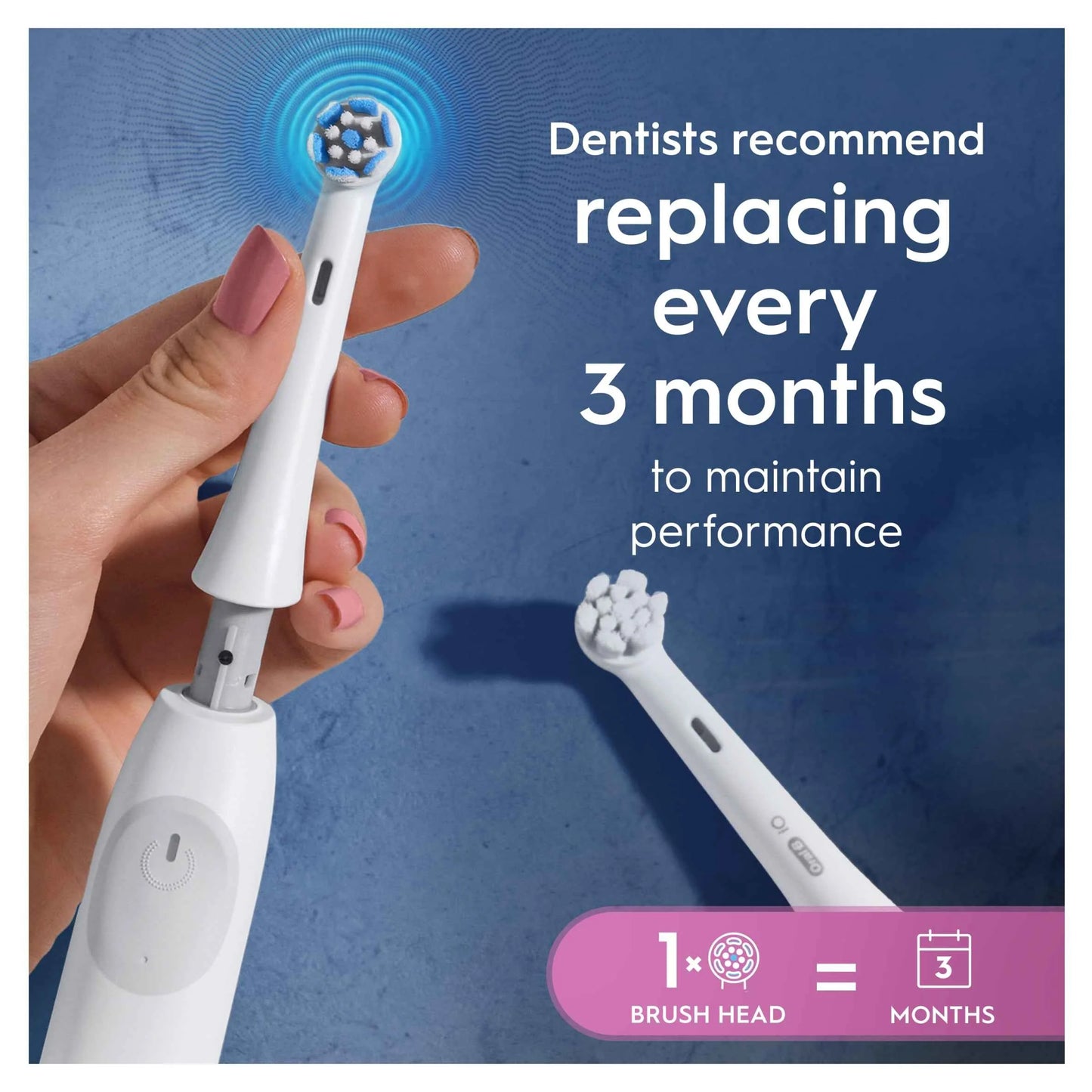 Io Gentle Clean White Toothbrush Heads by Oral-B