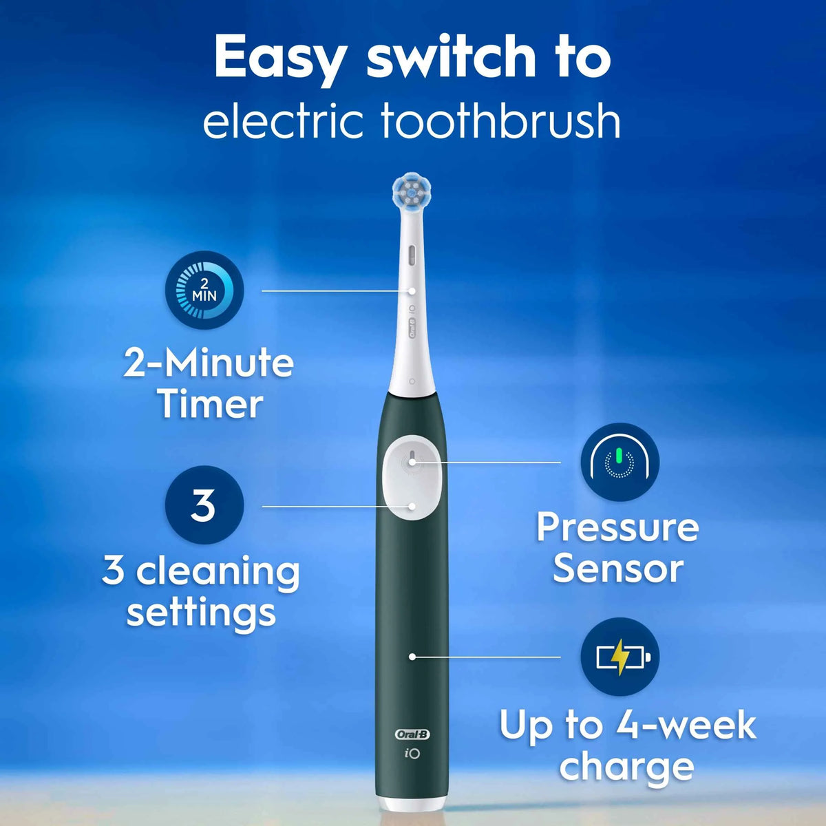 Io Series 2 Clean & Care Green by Oral-B
