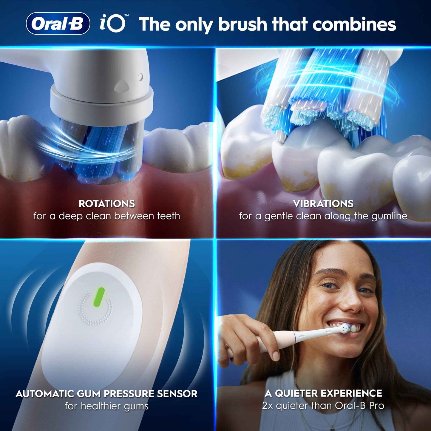 Io Series 2 Clean & Care Pink Electric by Oral-B