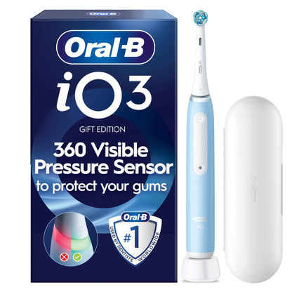 Io3 Ice Blue Electric Toothbrush + by Oral-B