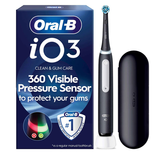 Io3 Matte Black Electric Toothbrush by Oral-B