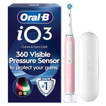 Io3 Pink Electric Toothbrush & Travel by Oral-B