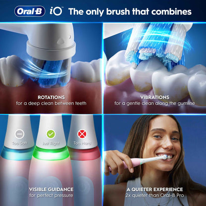 Io3 Pink Electric Toothbrush & Travel by Oral-B