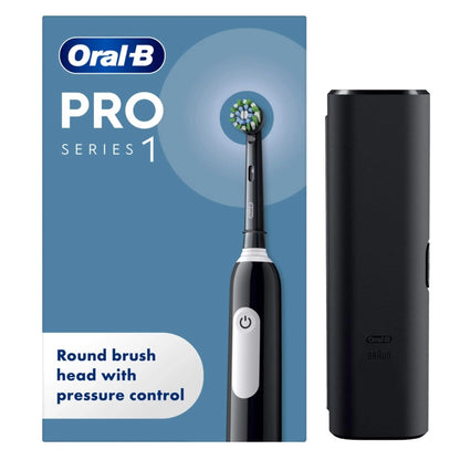 Pro 1 Electric Toothbrush & Case Black by Oral-B