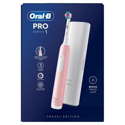 Pro 1 Electric Toothbrush & Case Pink by Oral-B