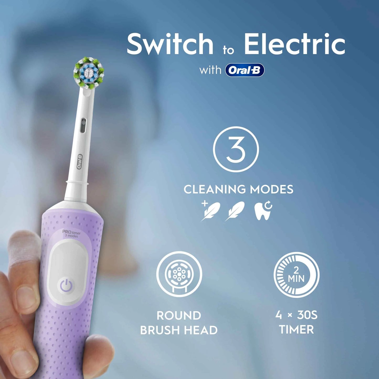 Vitality Pro Electric Toothbrush - Lilac by Oral-B