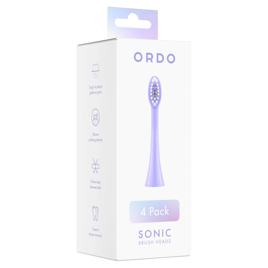 Sonic Brush Heads Pearl Violet & by ORDO