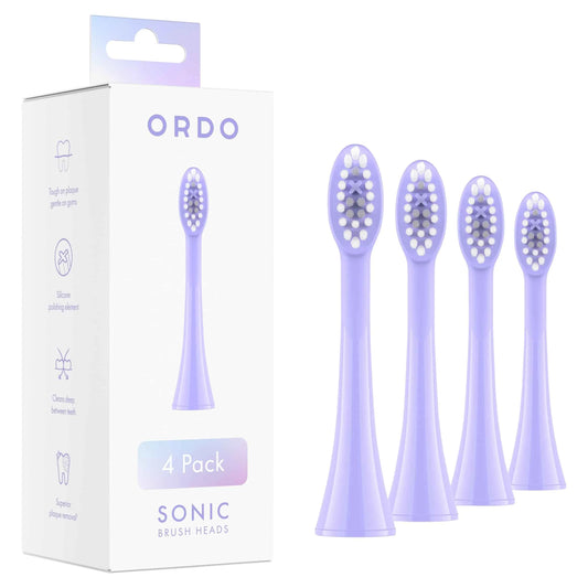 Sonic Brush Heads Pearl Violet & by ORDO