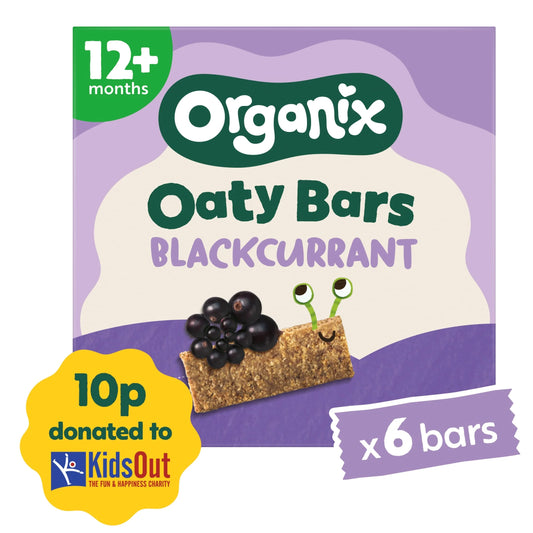Blackcurrant Soft Oaty Bars 6x23g by ORGANIX