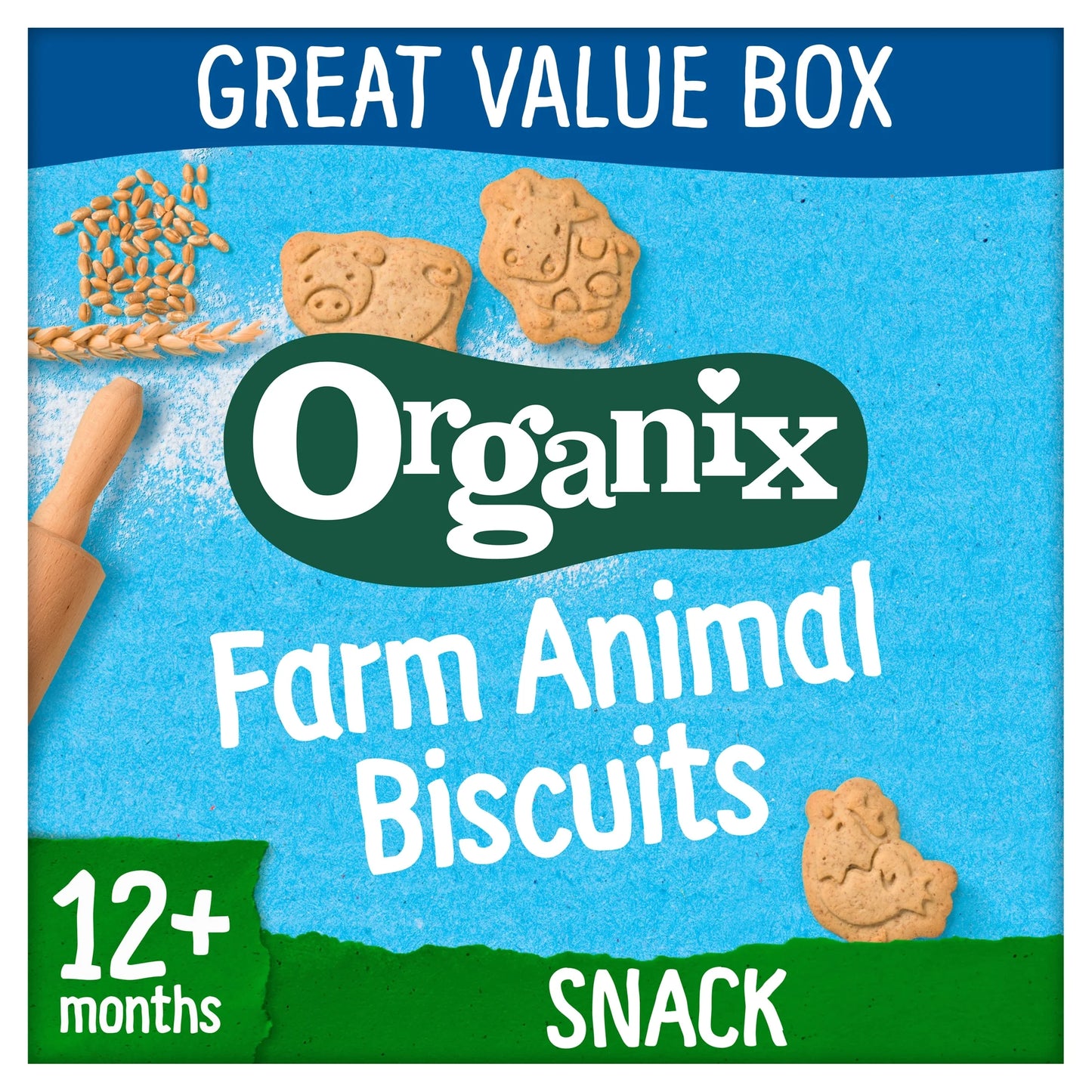 Farm Animal Biscuits 100g by ORGANIX