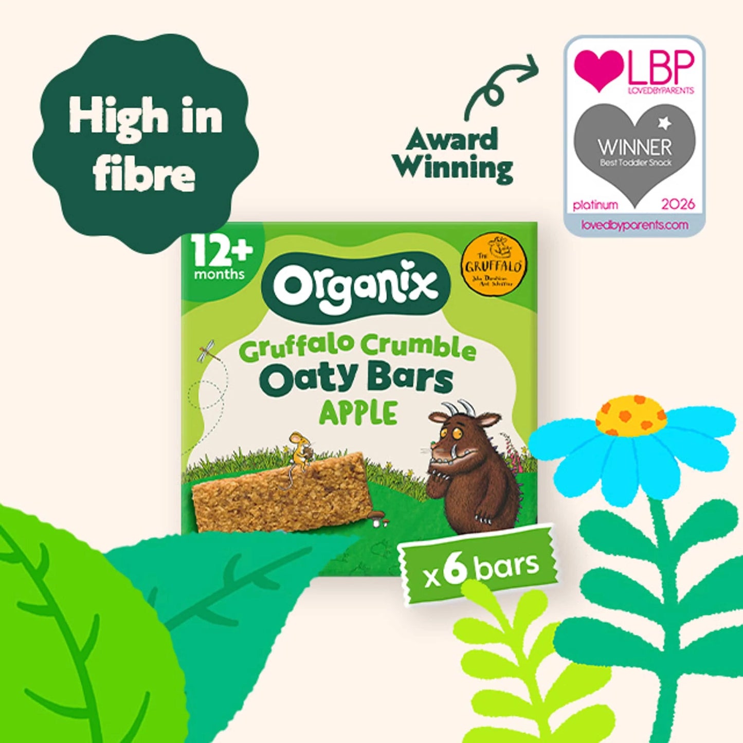 Gruffalo Crumble Apple Organic Soft by ORGANIX