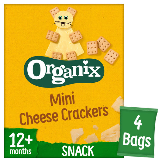 Mini Cheese Cracker 4 X 20g by ORGANIX