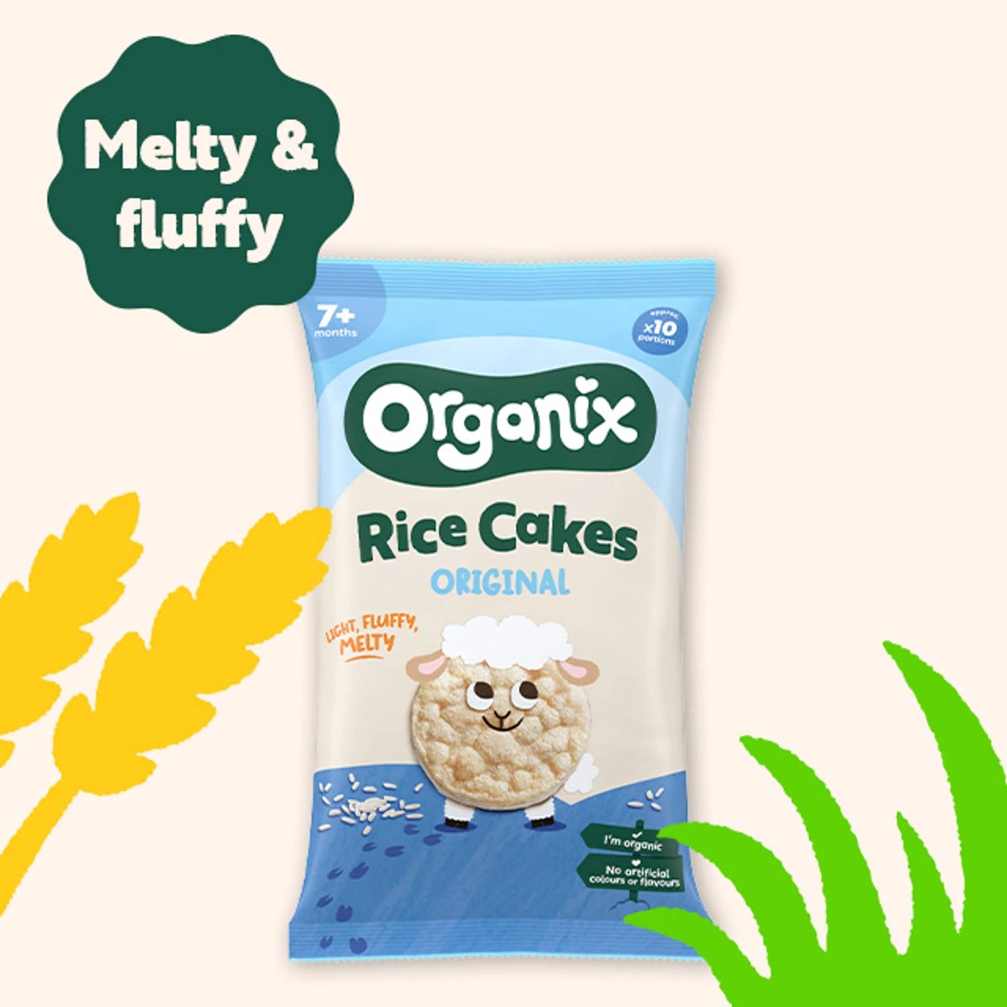 Organic Original Rice Cakes 40g by ORGANIX