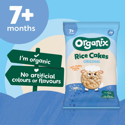 Organic Original Rice Cakes 40g by ORGANIX