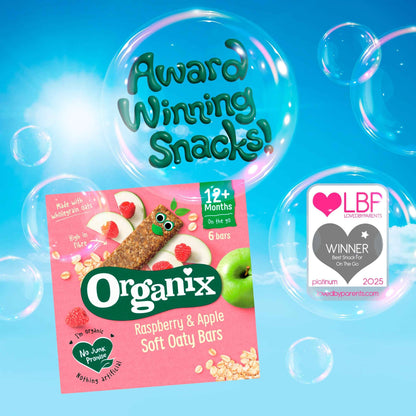Strawberry & Apple Soft Oaty Bars by ORGANIX