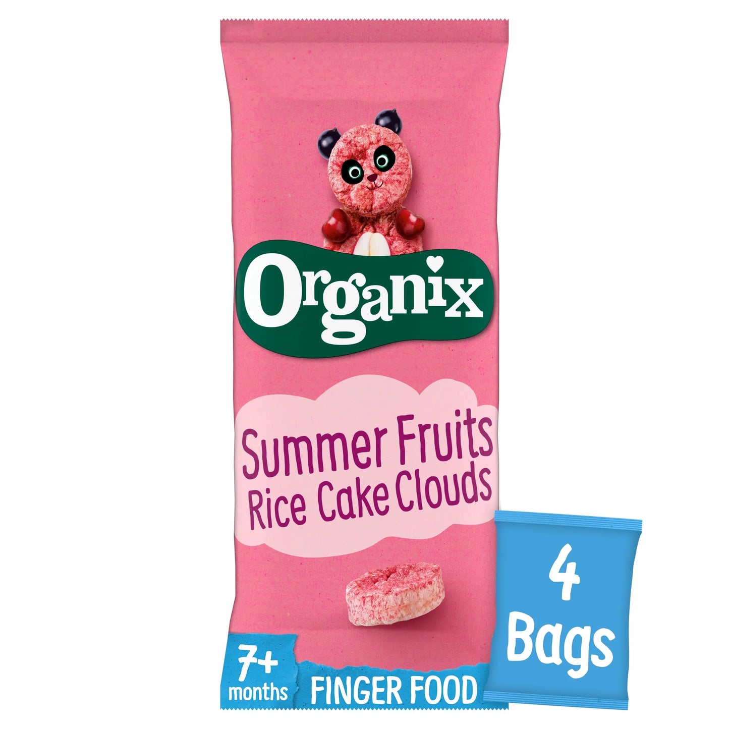 Summer Fruits Rice Cake Clouds 4 Pack by ORGANIX