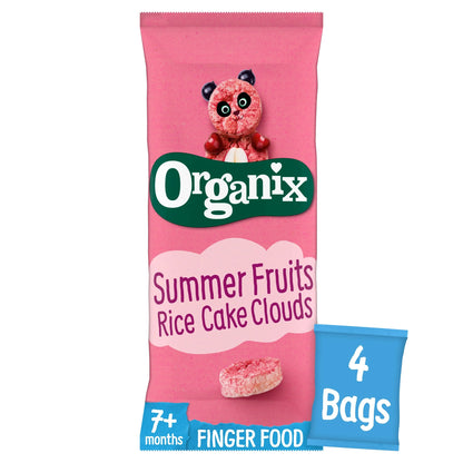 Summer Fruits Rice Cake Clouds 4 Pack by ORGANIX