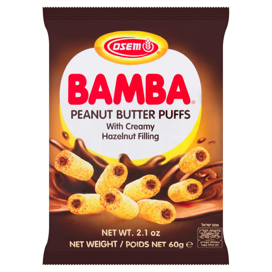Bamba Peanut Snack Plus Hazelnut Cream by OSEM