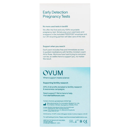 Early Detection Pregnancy Test 2 Pack by OVUM