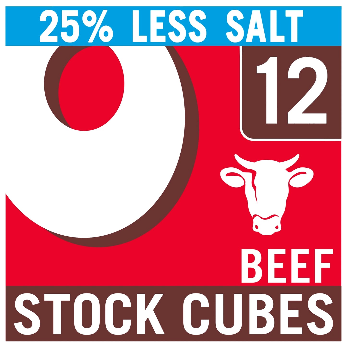 Reduced Salt Beef Stock Cubes 12 Pack 71g by OXO