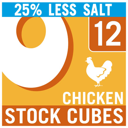Reduced Salt Chicken Stock Cubes 12 Pack 71g by OXO
