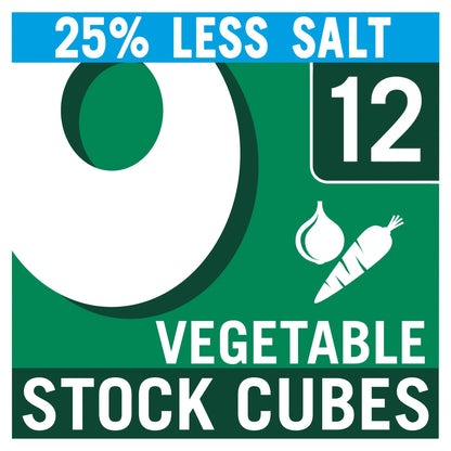 Reduced Salt Vegetable Stock Cubes 12 by OXO