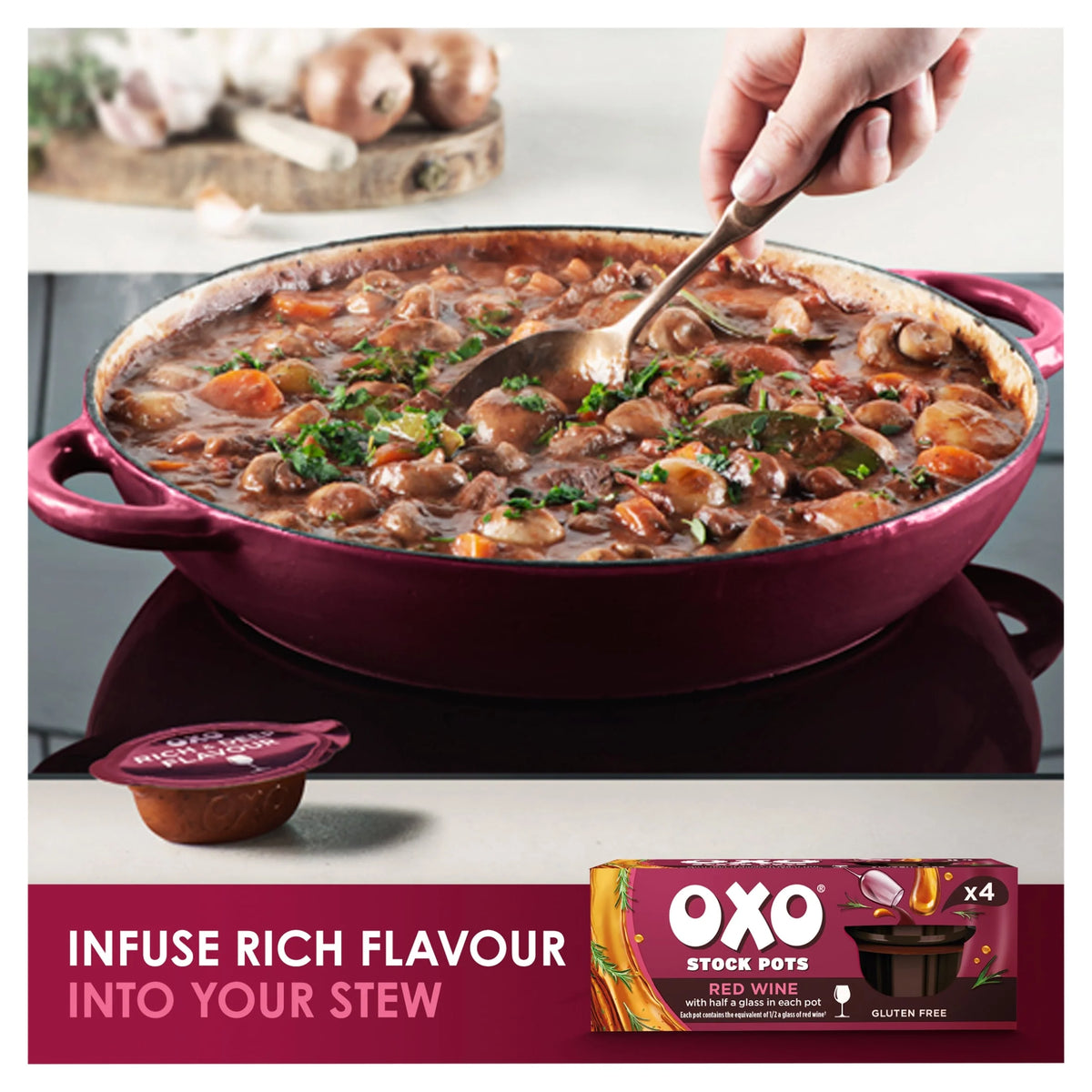 Stock Pots Red Wine 4 X 20g by OXO