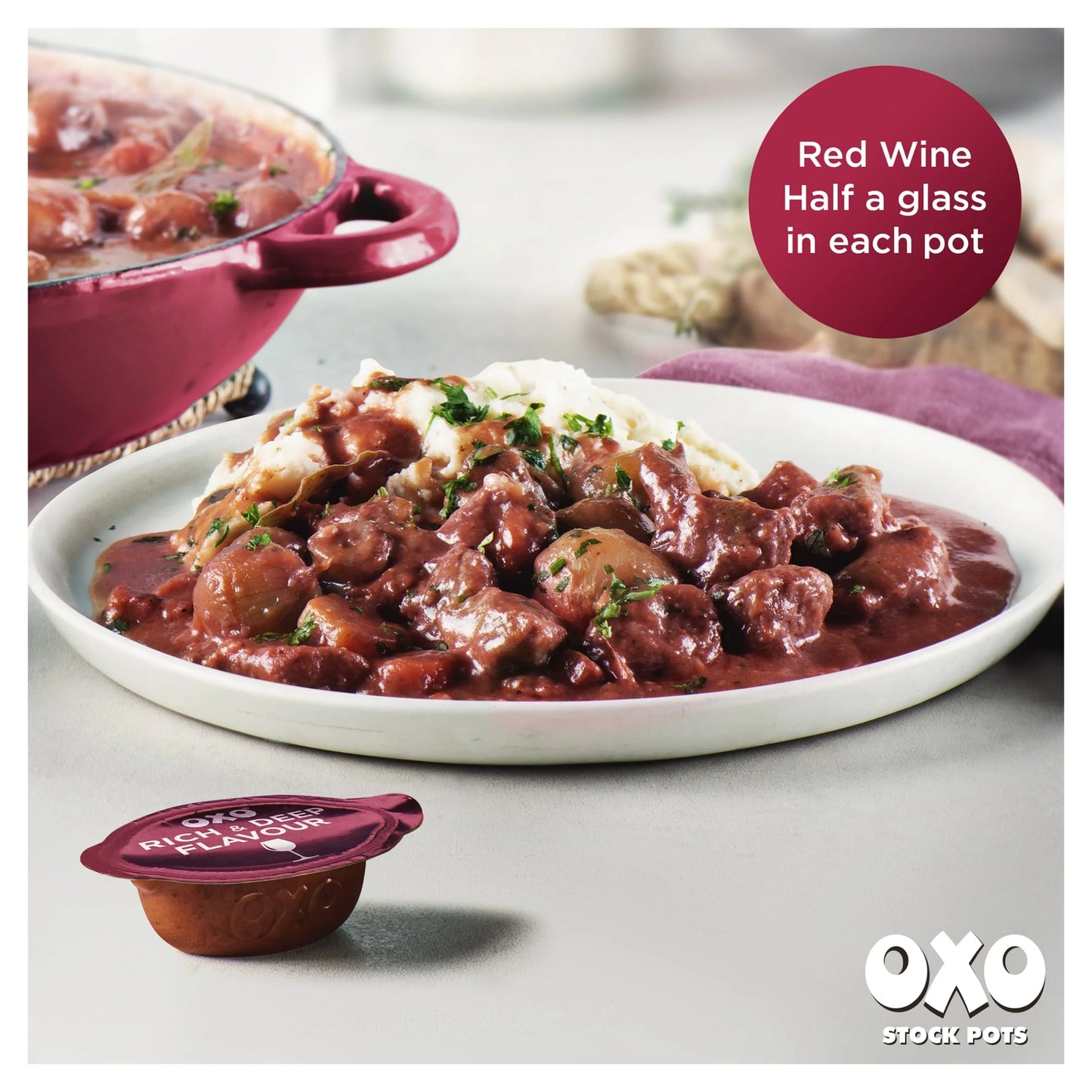 Stock Pots Red Wine 4 X 20g by OXO