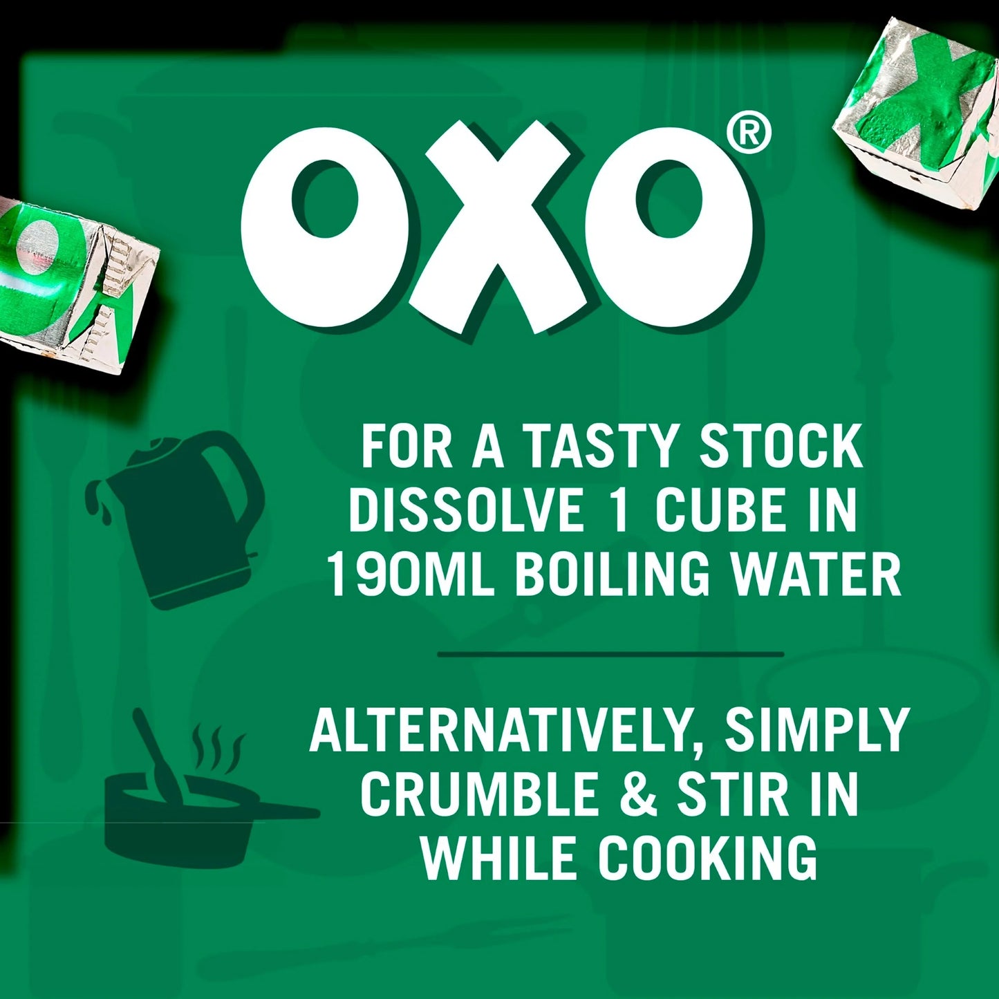 Vegetable Stock Cubes 24 Pack 142g by OXO