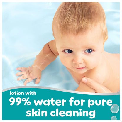 99% Water Baby Wipes 4x 60 Wipes by Pampers