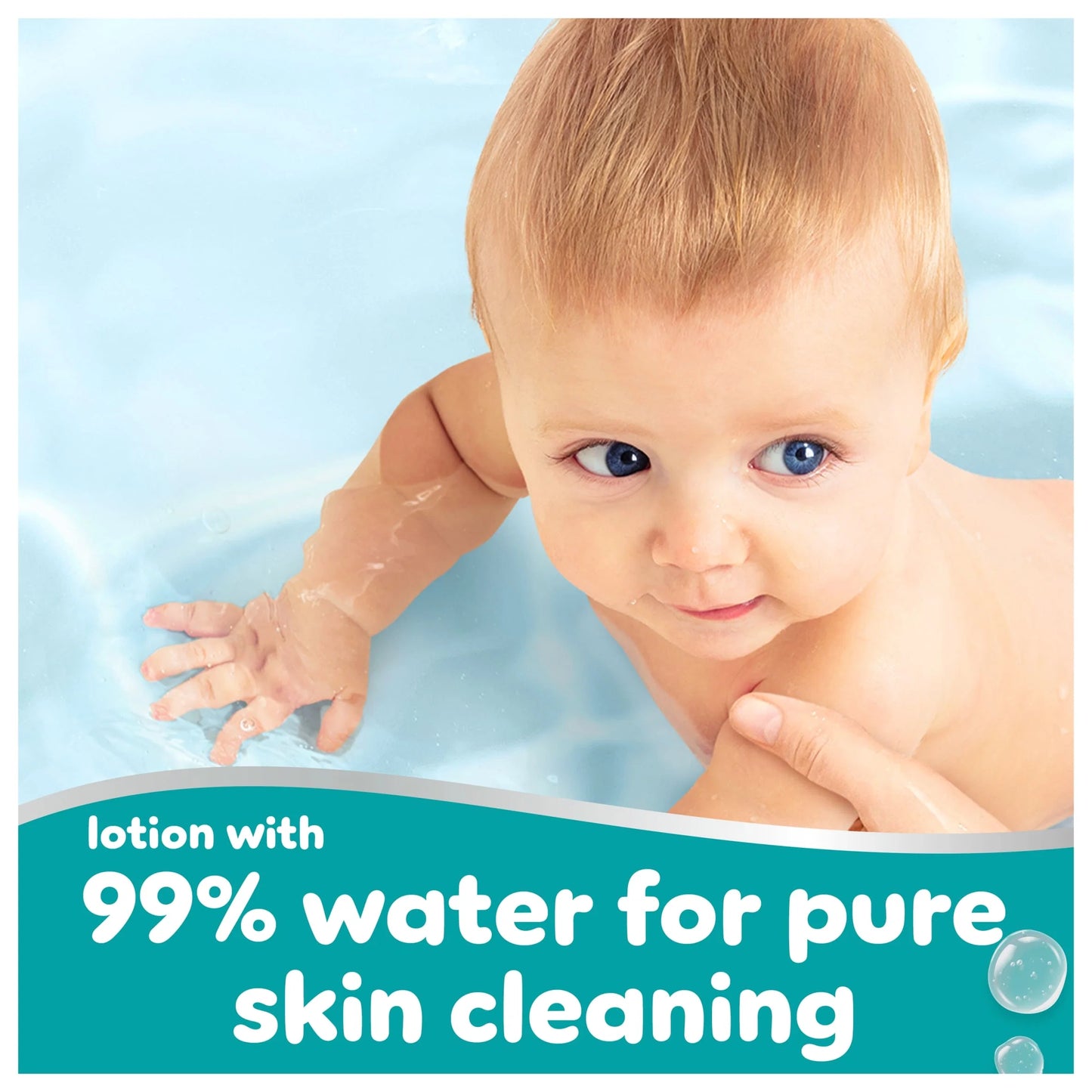 99% Water Baby Wipes 9x 60 Wipes by Pampers