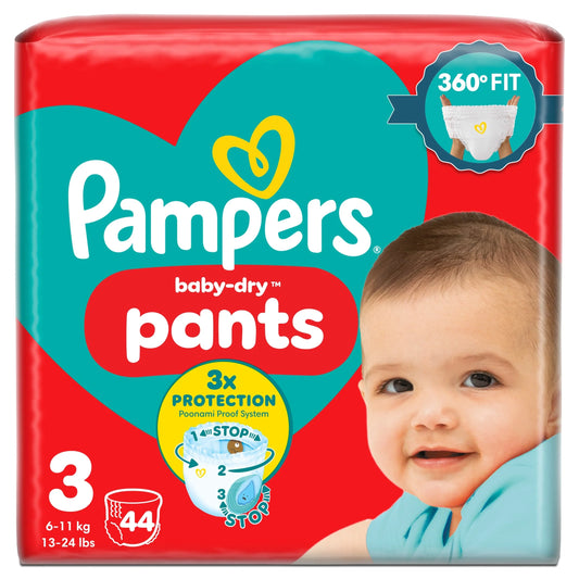 Baby-dry Nappy Pants Size 3 Essential by Pampers