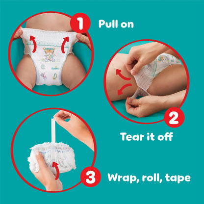 Baby-dry Nappy Pants Size 7 25 Pack by Pampers