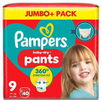 Baby Dry Nappy Pants Size 9 Jumbo by Pampers