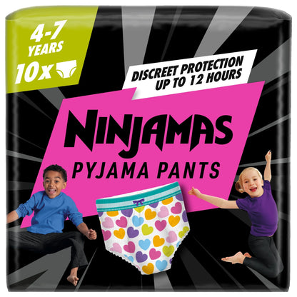Ninjama Pyjama Pants For Girls 4-7 by Pampers